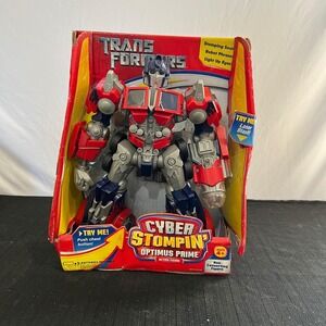 Hasbro Transformers Cyber Stompin Optimus Prime 2007 Movie Action Figure 81067